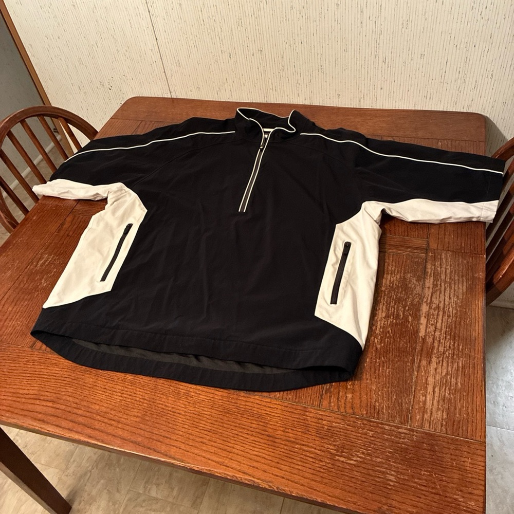 Footjoy Dryjoys Windbreaker Men’s XL Golf Rain 1/2 Zip Pullover Jacket